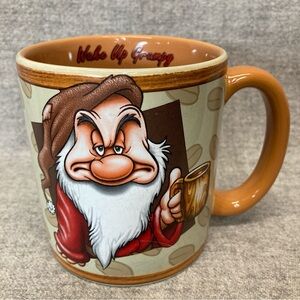 Disney Wake Up Grumpy Jumbo Oversized Coffee Mug 26 oz Snow White Seven Dwarfs
